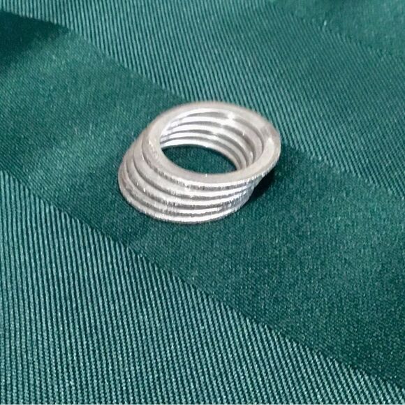 Pianegonda Sterling Silver Stack Rings - Picture 4 of 11